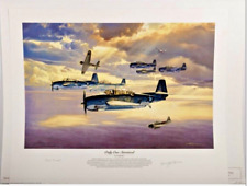 Craig Kodera "Only One Survived" Artist Proof Lithograph Airmen Signatures 20X25