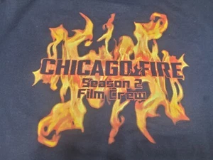 2- XL USED Film Crew TSHIRTS Chicago Fire Season 2 & G-20  Pittsburgh Summit - Picture 1 of 7
