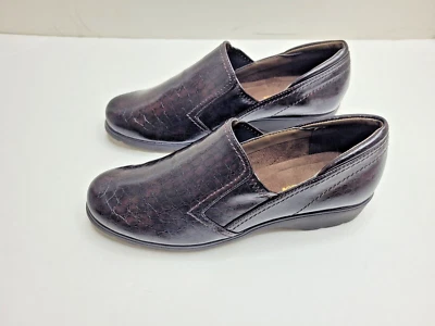 Zuecos cómodos para mujer marrón aerosoles zapatos 9M cancionero marrón cocodrilo-108 nuevos con caja Foto 1 de 4