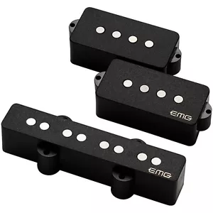 EMG GZR-PJ HZ Geezer Butler Signature P Jazz Bass Passive Pickup Set Black - Picture 1 of 1