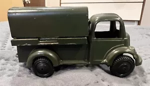 Dinky Minic Green Army Bedford überdachter LKW Made in England Metallspielzeug Fahrzeug - Bild 1 von 5
