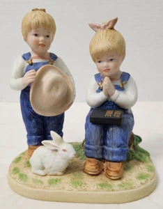 Figura HOMCO Denim Days 1985 interiores del hogar Jesús me ama # 8867 * - Imagen 1 de 8