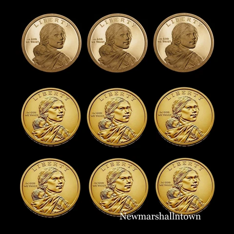 2018 2019 2020 P+D+S Native American Sacagawea Mint Proof Set PD from Mint Roll Cover