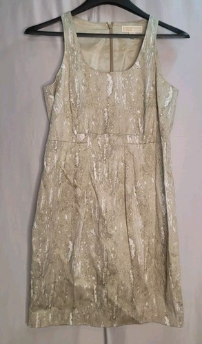 Michael Kors Midi Dress Sleeveless Casual Summer Spring Khaki Green Women’s 4