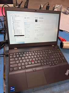 Lenovo ThinkPad P15v Gen 3 Black Laptop/i7-12700H/16GB DDR5/512GB SSD/Win 11Pro - Picture 1 of 12