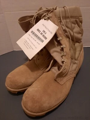 Botas del Ejército Tipo 2 Clima Caliente Talla 14XN Nuevas Foto 1 de 4