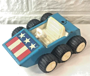 VINTAGE BUDDY L blau 6 RAD DUNE BUGGY PRESSSTAHL Geländewagen Rover - Bild 1 von 6