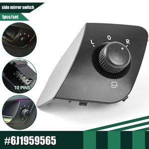 Door Side Mirror Adjust Switch Control Knob For Seat Ibiza 2008-2017 6J1959565 - Picture 1 of 8