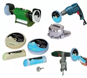 Kit lucidatura pulire per lucidare alluminio l acciaio inox ottone il rame disco - Foto 1 di 15