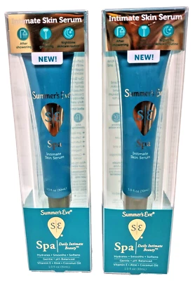 ( Lot 2 ) Summer's Eve Spa DailyIntimate Beauty Luxurious Skin Serum NEW SEALED - Image 1 of 4