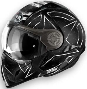 Helm Helmet Crossover- Genehmigung P/J airoh j106 Command Schwarz Matt GRÖSSE XS