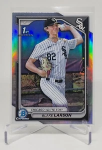 Bowman Draft 2024 cromo primer refractor Blake Larson Chicago White Sox - Imagen 1 de 2