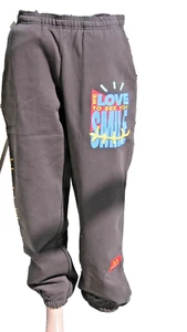Cactus Jack Smile Sweatpants Brown Blue Logo Large NWT Original Bag - Picture 1 of 8
