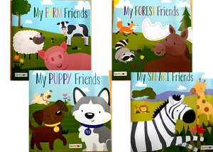 My Farm, Forest, Puppy, or Safari Friends Paperback Book Pre-K CHOICE - 4 NEW! - Picture 1 of 10