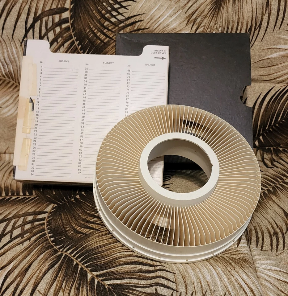 Carrusel Bandeja Rotativa 100 Vintage GAF Sawyer's Slide Foto 1 de 1