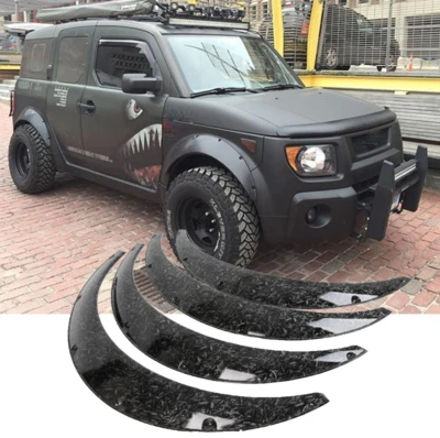 US 4 PIEZAS Guardabarros Coche Llamaradas Partes Carrocería Arcos Extra Cubierta Rueda Para Honda Element Foto 1 de 4