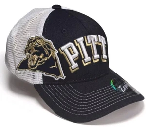 Pitt University Panthers Unisex Mesh Embroidered Hat Zephyr Z-Fit Size M/L - Picture 1 of 8