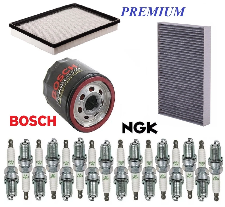 Kit de puesta a punto filtros de aceite cabina de aire bujías para Chrysler 300 V8 6,1 L 2008-2010 Foto 1 de 1