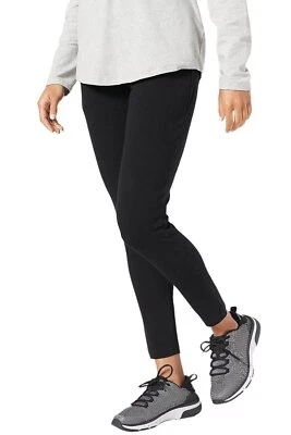 Mujer con Control Prime Elastizado Denim Leggings Bolsillos Negro Foto 1 de 2