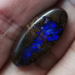 Excelente azul real/azul zafiro 16,65 quilates + video ópalo de roca CABINA SIN USAR - Imagen 1 de 5