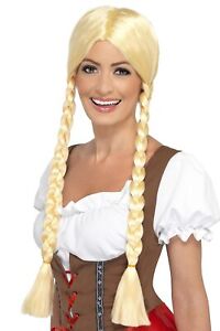 Smiffys Bavarian Beauty Wig, Blonde