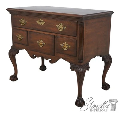 69380: KITTINGER CW-19 Colonial Williamsburg Mahogany Lowboy - Image 1 of 4