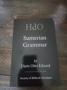 HDO SUMERIAN GRAMMAR SOCIERY OF BIBLICAL LITERATURE (CP449) - Imagen 1 de 5