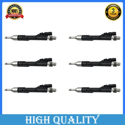 Inyector de combustible 13647597870 6 piezas para X6 3,0 L L6 turboalimentado 2011 2012 2013 BMW EE. UU. Foto 1 de 4