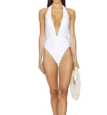 Tularosa  Swimsuit Women’s Arlet One Piece in White Medium $138!! - Image 1 of 3