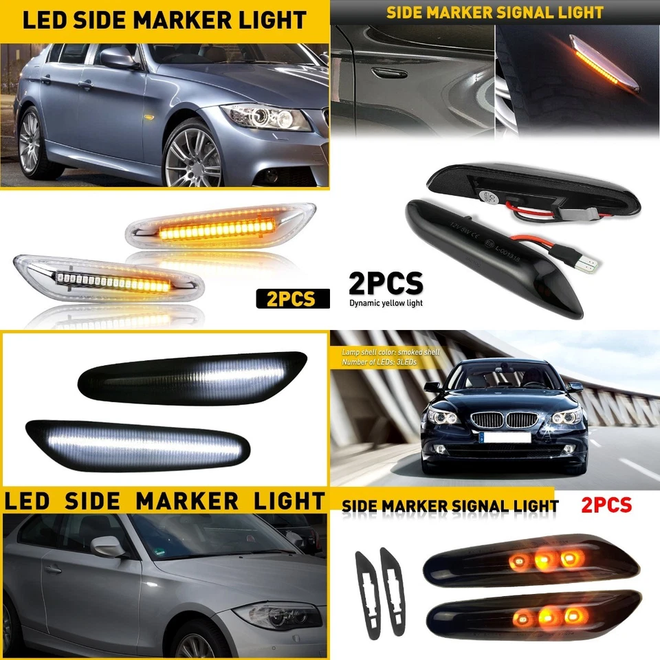 Для 2008-2013 BMW 1 серии E82 купе E88 кабриолет светодиодный боковой габаритный сигнальный фонарь Y - Изображение 1 из 1