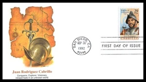 US FDC # 2704 29c Juan Rodriguez Cabrillo Fleetwood   1992, 9h811 - Picture 1 of 1