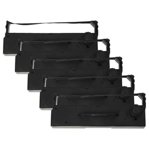 5 Cinta color compatible con TEC MA 1300 DRS 207 negro - Imagen 1 de 9