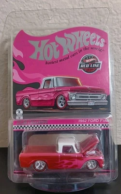 全新 风火轮 RLC 独家 粉色版 1962 福特 F100 邮寄保护装置 — 第 1/4 张图片