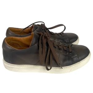 To Boot Colton Nappa Leather Calf Sneaker grayish brown 8.5 Preppy - Picture 1 of 6