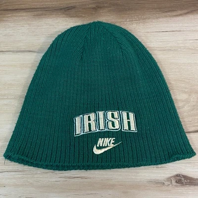 Gorro tejido verde vintage Nike Lebron James 23 talla única St Marys Y2K Foto 1 de 3