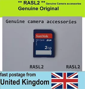 SanDisk 2 GB Memory Card For Panasonic DMC- FZ30 FZ20 FZ10 FZ7 TZ2, LX1 FS3 FX9 - Picture 1 of 10