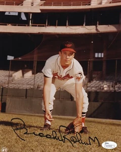 HOF'ER BROOKS ROBINSON AUTOGRAPHED 8X10 GLOSSY PHOTO BALTIMORE W/COA - Picture 1 of 2