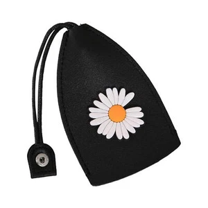 Pull Out Key Bag PU Leather Keychain Pouch Sleeve, Key Sleeve for Car Keys - Picture 1 of 10