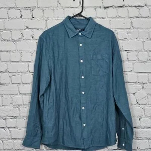 Grayers Cosair Blue Everyday Textured Heather Dobby Shirt Size M - Bild 1 von 4