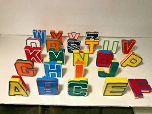 Vintage 1985 Alphabots Transformers Alphabet Robots (24 of 26) - Picture 1 of 11