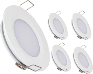 RV Recessed Ceiling Light 2-3/4” Full Aluminum 12V Dimmable LED Puck Light for C - Picture 1 of 8