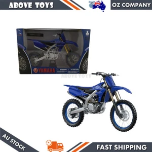 New Ray 1:6 Scale Yamaha YZ450F 2022 Blue Diecast Model Motorcycle Toy Replicas - Picture 1 of 4