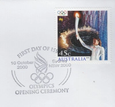 2000 SYDNEY CATHY FREEMAN OLYMPIC GAMES OPENING CEREMONY TORCH Cover Australia  Foto 1 de 2