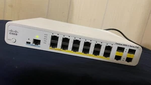 Cisco Catalyst 2960-C Series PoE WS-C2960C 8PC L with Power Cord - Picture 1 of 3