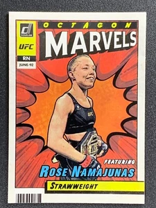 UFC Rose Namajunas 9 Octagon Marvels Donruss Panini 2022 - Foto 1 di 2