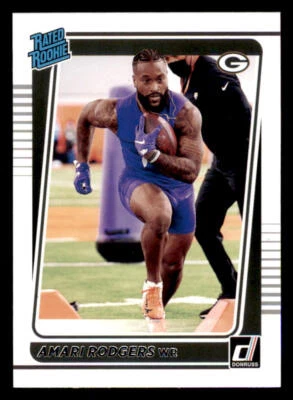 2021 Donruss #303 Amari Rodgers RR RC - Image 1 of 2
