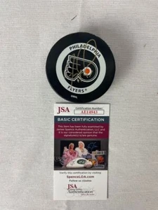 Jeremy Roenick signed autographed Philadelphia Flyers Hockey Puck JSA #AE14943 - Picture 1 of 3
