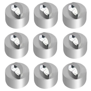 9er-Pack 3,15--Rundringform Aus Edelstahl zum Kochen mit Stopfer T8Q22016 - Bild 1 von 7