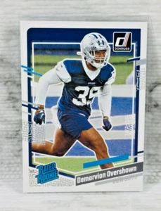 2023 PANINI DONRUSS FOOTBALL #323 DEMARVION OVERSHOWN RC RATED ROOKIE (COWBOYS) - Picture 1 of 2