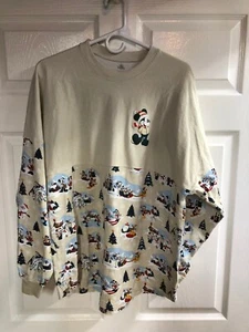 Camiseta deportiva Disneyland Mickey Mouse "Snow Much Fun" Spirit para adultos talla mediana - Imagen 1 de 11